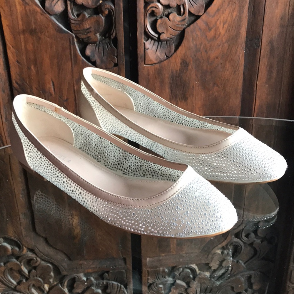 Kurt Geiger Carvela Sparkle Ballet Flats Shoes 38